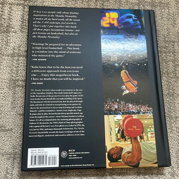 KOBE BRYANT 'THE MAMBA MENTALITY HOW I PLAY' HARDCOVER BOOK - Picture 2 of 5